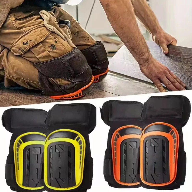 Adjustable safety work knee pads for DIY repairs